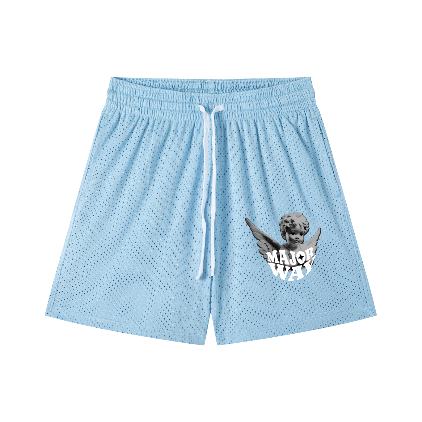Major Way Mesh Drawstring Shorts