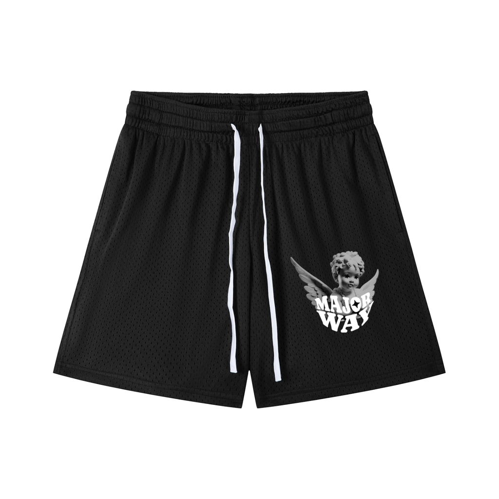 Major Way Mesh Drawstring Shorts