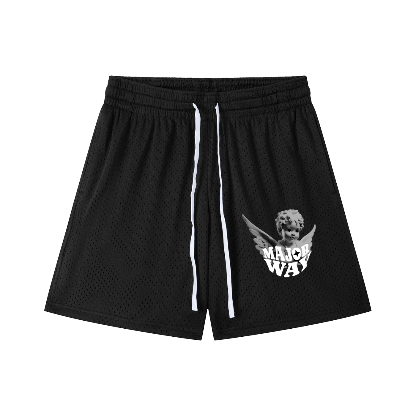 Major Way Mesh Drawstring Shorts